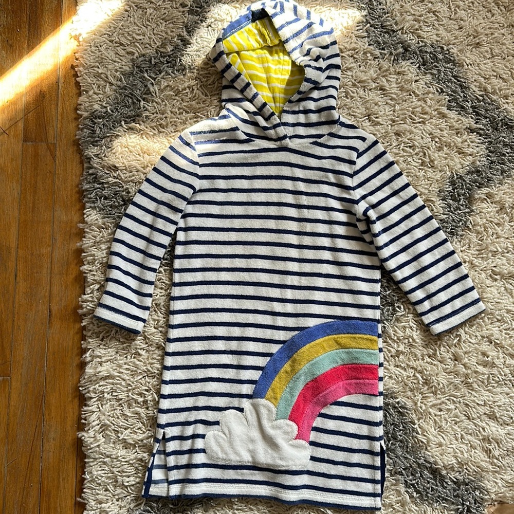 Mini Boden terry cloth cover up
